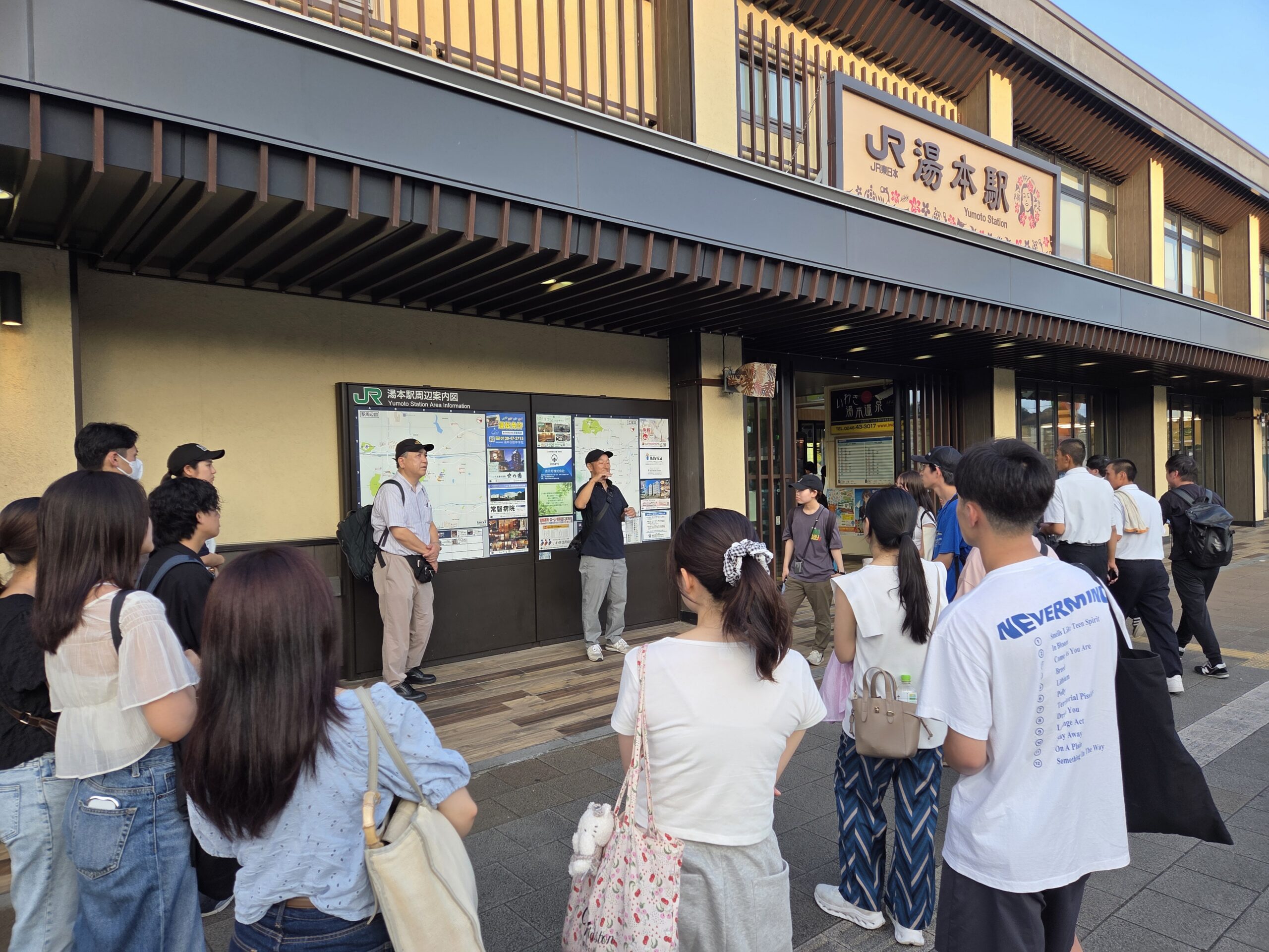 ＜写真2＞JR湯本駅前再開発区域をぶらり散策